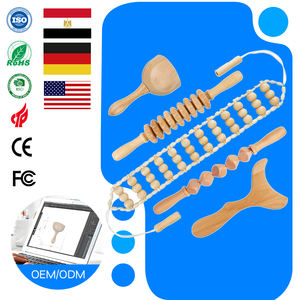 Bestseller Body Shaping Contour ing Cellulite Massage set Holz therapie Massage gerät Rolling Stick - Product Image 1