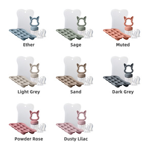 Récipients de stockage de <span class=keywords><strong>lait</strong></span> <span class=keywords><strong>maternel</strong></span> gratuit Moules en silicone pour sucettes glacées Mangeoire à fruits pour glaçons Plateau de congélation pour 0-12 mois - Product Image 4