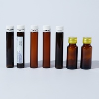 Botol Pil PP Amber Kuning 8-60 DR dengan Tutup Tahan Anak dan Ujung Mudah Dibuka untuk Kemasan Farmasi