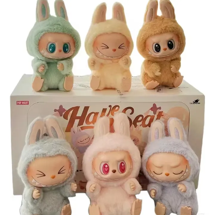 ぬいぐるみ POPMART 2set LABUBU Have A Seat+MACARON ZIZI - LABUBU The Monsters Macaron Have a seat limited 2nd