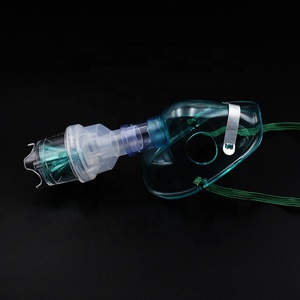 Perlengkapan medis masker oksigen Nebulizer penuh sekali pakai yang dapat disesuaikan dengan tabung - Product Image 5