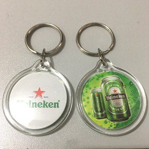 Tùy Chỉnh Acrylic Móc Khóa Mặt Dây Chuyền Trong Suốt Vòng Acrylic Khung Ảnh Với Kim Loại DIY <span class=keywords><strong>Keyring</strong></span> Cho Quà Tặng Khuyến Mãi - Product Image 5