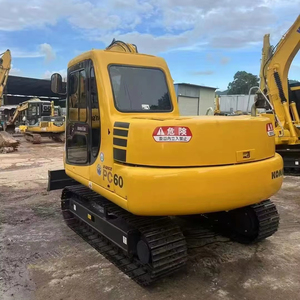 Wholesale Japan Imported Used Komatsu PC60 6T <b>Mini</b> Excavator | Second-<b>Hand</b> Hydraulic Digger for Sale Auger Attachment - Product Image 1