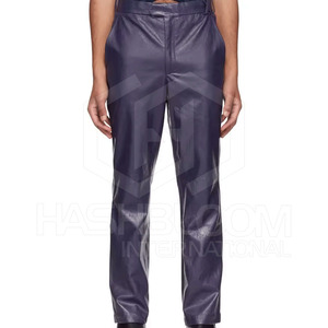 Designer Inspired Leather Pants for Men Soft Touch Lightweight Bulk Supply Men's Pants Washed 2025 - Product Image 1