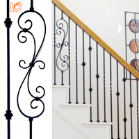 Vente en gros carré creux pas cher prix Knuckle escalier garde-corps broches pont garde-corps pour la construction intérieure
