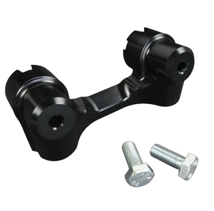 Puente de manillar CNC de alta calidad personalizado de aluminio mecanizado CNC negro plateado para Honda - Product Image 1
