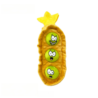 Jouet à mâcher pour chien en peluche, mignon, classique et de style dessin animé, en tissu froissé, en matériau non toxique, sonore, léger, lavable, durable, pour le jeu quotidien