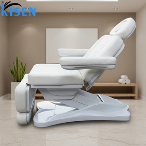 KISEN Professional Beauty Salon Furniture Adjustable Massage Table and <b>Bed</b> Modern Electric Treatment Facial Spa <b>Bed</b> <b>for</b> Sale - Product Image 1