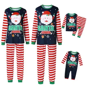 Noël — pyjamas de famille assortis, vêtements de nuit pour mère et fille garçon ou fille, pour noël, collection 2907