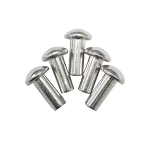 Rivets à tête demi-ronde de haute qualité, rivets en aluminium massif, alliage d'aluminium 5056, grade 11, galvanisés, industriels - Product Image 1