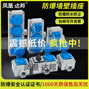 Enchufe e interruptor a prueba de explosiones, tipo 86, 10A, 16A, 220V, enchufe individual de cinco orificios resistente al agua para uso en interiores - Product Image 2