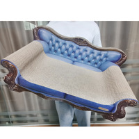 ICLE-Custom Nuevo Modelo 2025 Rascador Desmontable Sofá Cama 25,59 Pulgadas de Alta Calidad de Cartón Corrugado Salón Sofá Gato Rascador