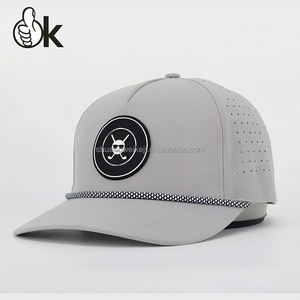 Chapeaux de camionneur <span class=keywords><strong>Von</strong></span> néerlandais personnalisés 5 volets perceuse au laser perforée chapeau de golf classiques chapeau de camionneur casquette de sport de course pour hommes - Product Image 2