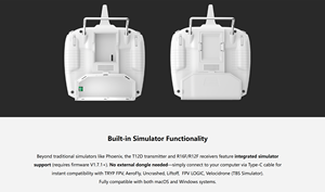 Radiocommande haute fréquence DWI Radiolink T12D 12 canaux pour drones, avions RC, véhicules d'ingénierie, bateaux - Product Image 5