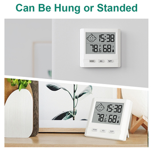Nhiệt kế ẩm kế trứng lồng ấp trong nhà ngoài trời nhiệt độ độ ẩm màn hình nhiệt kế với cảm biến hiển thị cho phòng - Product Image 5