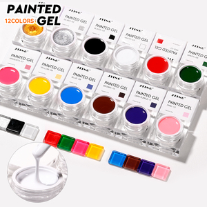 JTING High Pigment Free Samples Design 12colors <strong>Nail</strong> Art Painting <strong>Gel</strong> Polish OEM/ODM Private Label <strong>Nail</strong> <strong>Gel</strong> Polish Paint <strong>Gel</strong> - Product Image 1