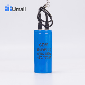 Condensateur de démarrage CD60 50µF 250V AC pour moteurs et compresseurs d'air - Product Image 1