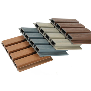 แผ่นผนังตกแต่งภายนอก WPC วัสดุผสมไม้พลาสติกสำหรับบุผนังภายนอก - Product Image 2