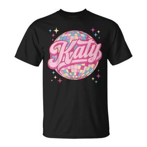 Katy T-shirt disco rétro personnalisé style années 80 unisexe taille adulte - Product Image 1