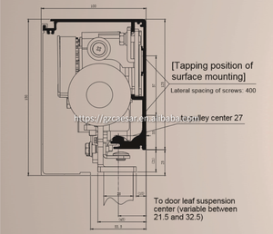 H3กระจกประตูบานเลื่อนอัตโนมัติสำหรับห้างสรรพสินค้าโรงแรมในราคาต่ำ - Product Image 4