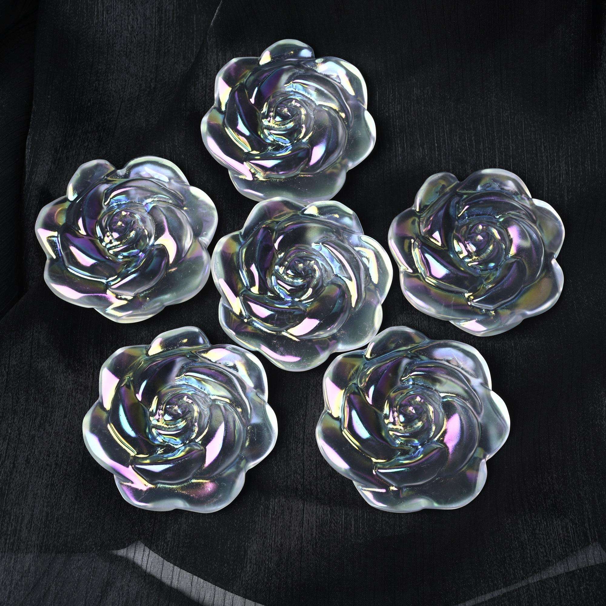 กุหลาบหลอมเคลือบไฟฟ้าสีขาว