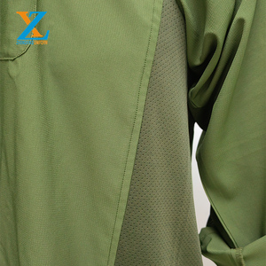 Großhandel Maßgeschneiderte UPF 50+ UV-Sonnenschutz Langarm Herren Angel-Poloshirts Schnelltrocknende Angelhemden - Product Image 5