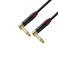 Câble de haut-parleur pour guitare électrique Yo'o'son pour clavier et batterie, connecteur mono 6,35 mm mâle-mâle, conducteur en cuivre sans oxygène