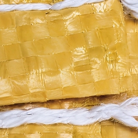 Sac d'emballage en PP tissé jaune pour maïs