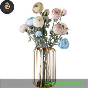ขายส่งคุณภาพสูงประดิษฐ์ Ranunculus ดอกไม้ชากุหลาบผ้าไหม Lu <span class=keywords><strong>Lian</strong></span> สําหรับตกแต่งบ้าน - Product Image 5