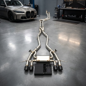 Système d'échappement sport à soupapes BSK pour BMW M2/M3/M4 G87/G80/G82/G8X S58 3.0T 2021-2024, avec tuyau intermédiaire en Z à longueur égale et commande - Product Image 1