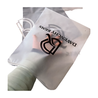 Pochette à fermeture éclair transparente givrée en PE, personnalisable avec logo, pour vêtements pour animaux de compagnie et ceintures, en matériaux recyclés – Meilleures ventes