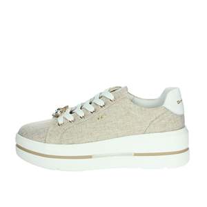 Zapatillas Donna Serena Beige con Plataforma Gruesa, Zapatos de Moda para Mujer - Product Image 1
