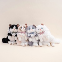 Sac à dos en peluche chat en coton sonore, 31-50 cm, unisexe, style Instagram, cadeau tendance pour les plus de 14 ans