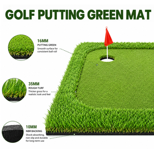 Tapis de putting de <span class=keywords><strong>golf</strong></span> intérieur/extérieur, aide à l'entraînement au <span class=keywords><strong>golf</strong></span>, entraîneur de putting portable, équipement d'entraînement au <span class=keywords><strong>golf</strong></span> - Product Image 1