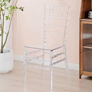 Chaises d'événements pas chères, chaises de mariage, chaises transparentes pour salles de banquet, chaises de réception - Product Image 5