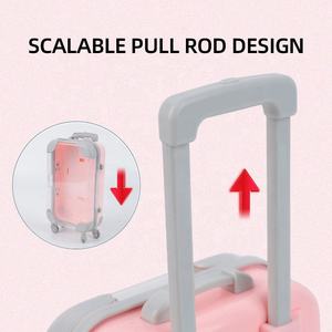 Mini-Koffer für Lip gloss Gepäck box Wimpern etui Wimpern Klare Box Große Kapazität Feder <span class=keywords><strong>m</strong></span>äppchen Christmas Candy Plastic Box - Product Image 3