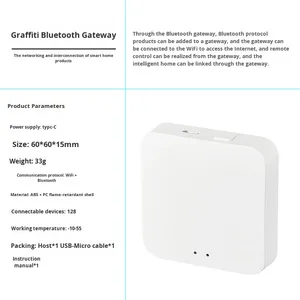 Controlador inteligente Zigbee con cable automático para el hogar inteligente Tuya, controlador inteligente multimodo con pantalla OLED, diseño de barra Android, sistemas de Kits para el hogar inteligente - Product Image 6