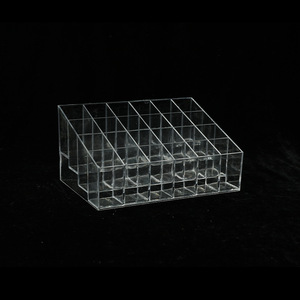 Sáng Tạo 24 Lưới Kích Thước Nhỏ Son Môi Giá Hiển Thị Trong Suốt Giá PS Mỹ Phẩm Hoàn Thiện Hộp Lưu Trữ Giá Bán Buôn Hộp Lưu Trữ - Product Image 5