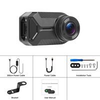 Caméra de tableau de bord pour moto Podofo, étanche IP66, enregistrement en boucle, suivi, 1080P HD, mini enregistreur WiFi sans écran, vente en gros OEM