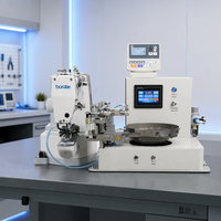 Machine à coudre automatique informatisée B988-438D à grande vitesse, point noué, une aiguille, alimentation servo pour la fabrication de vêtements