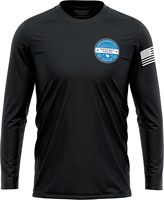 Chemises à manches longues Dry Fit personnalisées pour hommes, ajoutez votre logo, impression avant et arrière, protection solaire anti-UV personnalisée