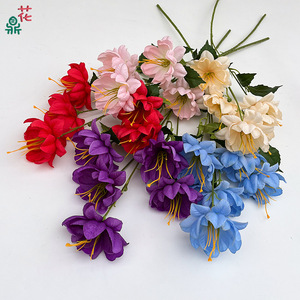 Snow Lotus Single Stem Five Headed Cosmos <b>Artificial</b> <b>Flowers</b> Silk Wedding Decorations Mixed <b>Flower</b> Type Model C2202 - Product Image 3