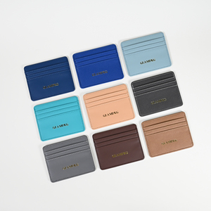 Glampkg Mỏng Tùy Chỉnh Hình Dạng Màu Hồng Chủ Thẻ Ánh Sáng Trọng Lượng PU Thẻ Da Túi Biểu Tượng Hấp Dẫn Cho Văn Phòng Đẹp Thẻ Tín Dụng Lưu Trữ - Product Image 2