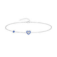 Bracelet Cœur Entrelacé Entièrement Pavé de Zircons, Bijou Tendance pour Femme, Accessoire de Mode Quotidien pour Femme, Vente en Gros
