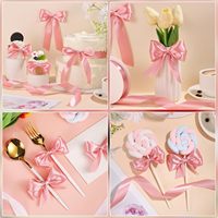 Pita Satin Polos Warna Pink 100% Poliester Woric Lebar 1 Inci Panjang 50 Yard Tahan Susut Untuk Karangan Bunga Wisuda, Hiasan Rambut, Buket Bunga, Kerajinan Tangan