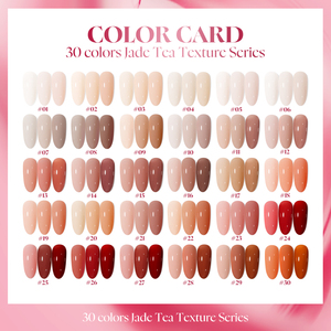 Set de Esmaltes de Uñas en Gel Miss Gooey, 30 Colores, Sin HEMA, Ecológico, <span class=keywords><strong>Kit</strong></span> de Esmalte de Gel Translúcido Nude, Gel UV Orgánico con Certificación CE/CPNP de Fábrica - Product Image 2