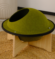 Nouvelle Arrivée : Arbre à Chat et Griffoir en Bois et Feutre, Maisonnette/Condo Tendance pour Chats