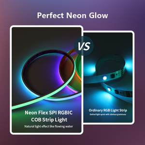 Kit Luci a Striscia <span class=keywords><strong>LED</strong></span> COB RGB Multicolore Subacquee di Alta Qualità, 24V, 5 Metri, Impermeabili, Dimmerabili, del Produttore - Product Image 6