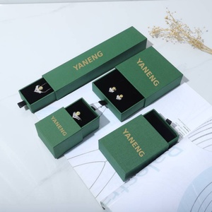 <b>Small</b> Custom Jewellery <b>Drawer</b> Box Recyclable Cardboard Ring Packaging Logo Printed Low MOQ Bulk Wholesale Supplier - Product Image 3