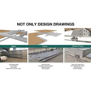 Couverture <span class=keywords><strong>de</strong></span> <span class=keywords><strong>piscine</strong></span> rétractable électrique silencieuse en acier inoxydable 304 PC antidérapante pour villa <span class=keywords><strong>de</strong></span> luxe, hôtel, usage extérieur - Product Image 5